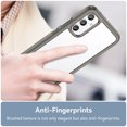 thumbnail image 4 of SaniMore Samsung Galaxy A15 Case (6.5" 2023 Release), Soft Shockproof TPU Bumper Crystal-clear PC Back No-yellowing Anti-drop Ultra-slim Lightweight Rugged Cover For Samsung A15, Gray, 4 of 7