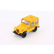 1971 Jeep DJ-5B School Bus, Yellow - Kinsmart 5446D - 1/26 Scale Diecast Model Car