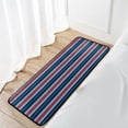thumbnail image 7 of Area Rugs Carpet for Bedroom Floor Kitchen Rugs Stripe Red Blue Door Mat Bedside Runner Rug Living Room Washable Non Slip 39×20in, 7 of 7