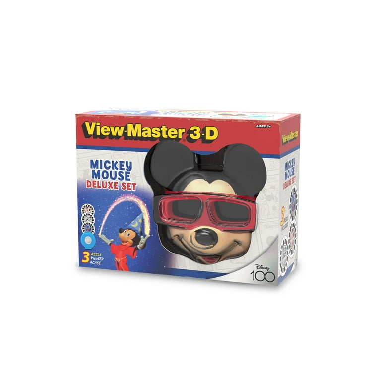 Disney 100 Mickey Mouse 3D View Master With 3 Vintage Reels 