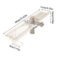 thumbnail image 3 of Behind the Faucet Organizer, No-Drill Over the Sink Shelf Bathroom, Multifunctional Steel Storage Rack, Space Saving Sink Organizer Shelf for Kitchen Bathroom Faucet Back Storage Arrangement, 3 of 8