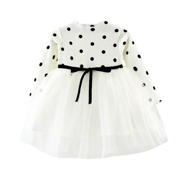 Robes Deux Pièces pour Enfants Fillette Robe pour Filles Robe en Dentelle pour Bébé Fille Robe à Manches Longues pour Fête Concours Robe Vintage pour Enfants