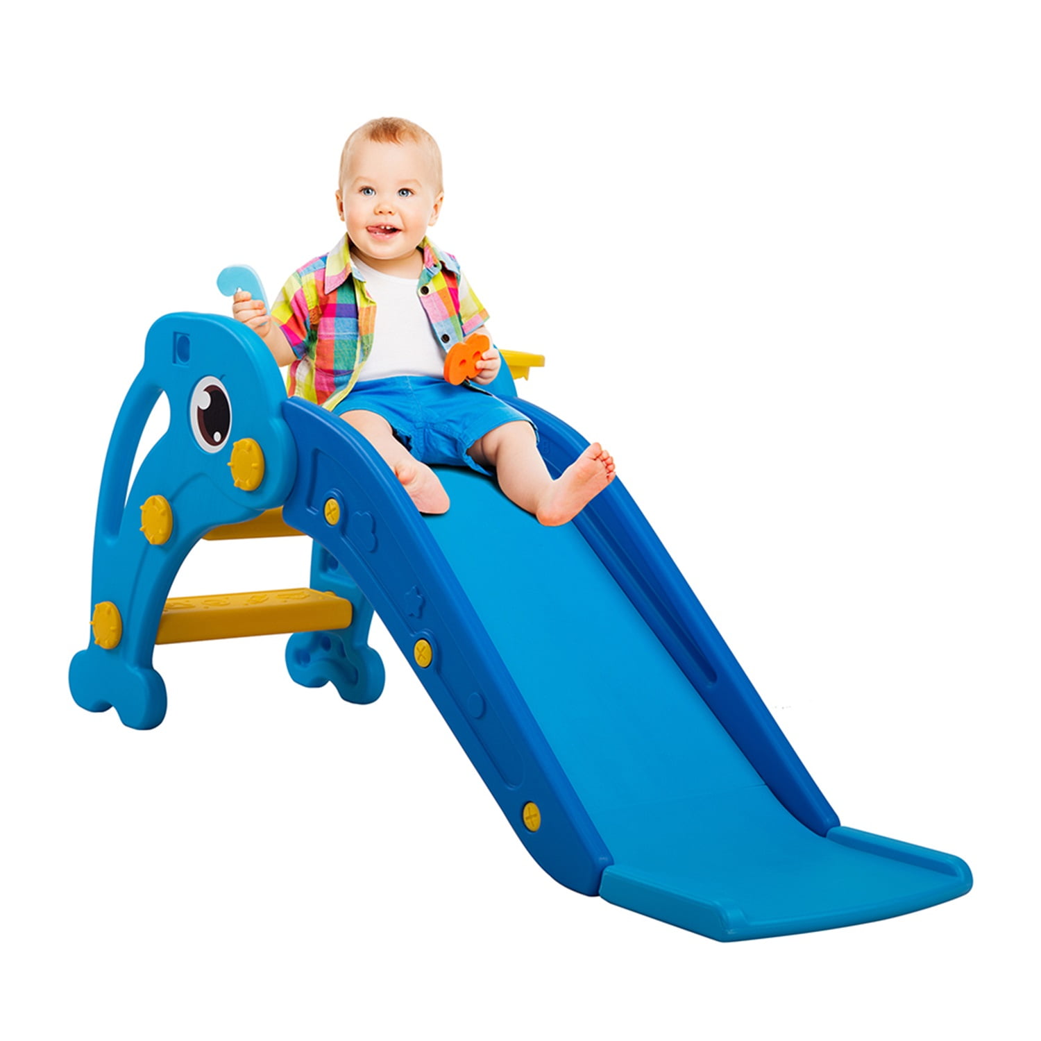 Veryke Toddler Slide, Kids Slide, Climber Slide for Indoor / Outdoor Toddler Toy Activity Center Playset Activity Center Playset