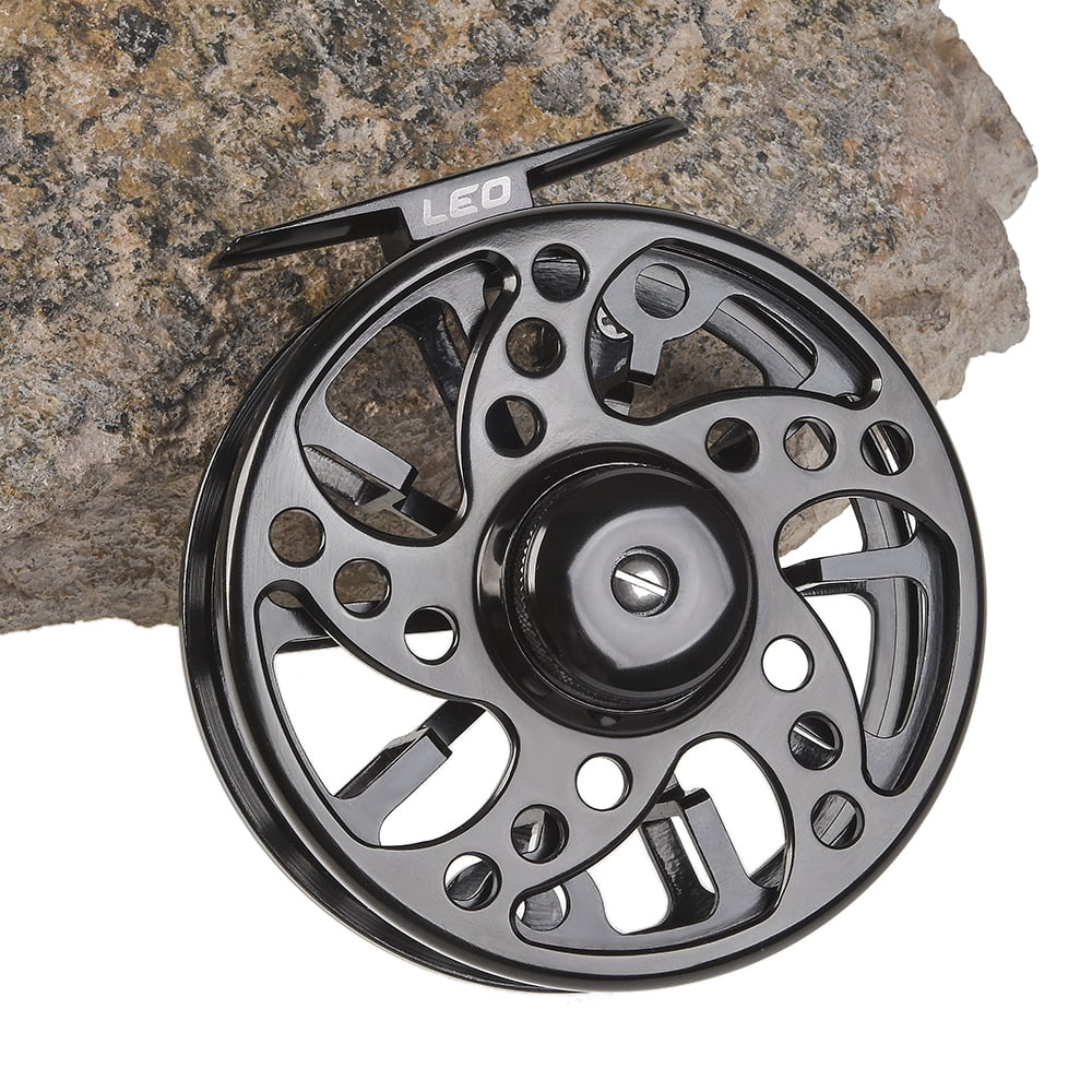 Fly Fishing Reel Aluminum Alloy Body 1/2 3/4, 5/6, 7/8 Weights Black Silver