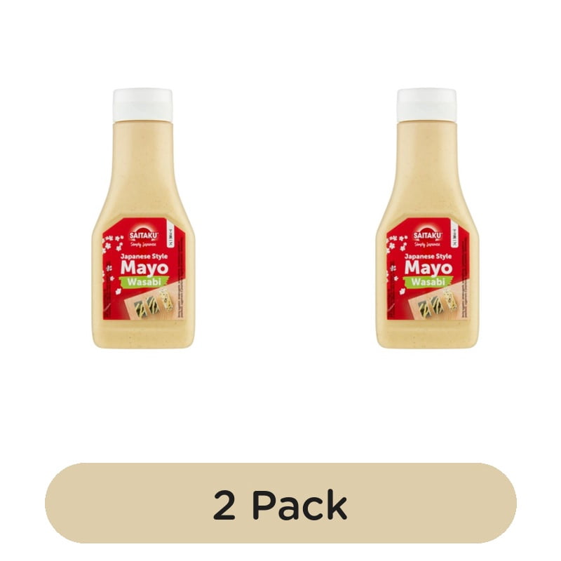 Saitaku Japanese Style Wasabi Mayo 160g, British Import (Pack of 2)