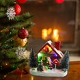 thumbnail image 4 of Almencla Luminous House Statue Light Miniatures for Table Xmas Window Desktop Accessories, 4 of 8