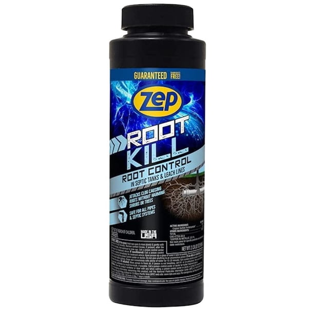 Zep Root Kill, 32 oz Case of 4, Root Killer for Clogged Drains