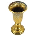 thumbnail image 4 of OUNONA Golden Iron Decorative Vase for Home Decor Unique Elegant Design Suitable for Flowers and Arrangements 6.5 inches tall, 4 of 8