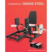 HeeH Hip Abductor Machine: Plate-Loaded Inner & Outer Thigh Trainer for Home Gym Hip Abduction Machine Black