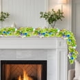 thumbnail image 6 of TOPRenddon 6FT Easter Garland Spring Vine with Easter Eggs Flowers Berries for Rustic Mantle Arch Home Table Tree Decoration, 6 of 9