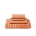 thumbnail image 2 of Modern Threads Oxford 6-Piece Yarn Dyed Adult Cotton Bath Towel Set, Coral, 2 of 19