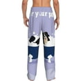 thumbnail image 6 of Mens Pajama Pants, Bernese Mountain Dog Sitting Bath Tub Soft Sleep & Lounge Pants for Men, Cuteness Casual PJ Bottoms Pants with Pockets, 6 of 7
