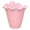 Pink, variant on Wall Mounted Flower Planter Plastic Hanging Pot with Wavy Edge Indoor Outdoor Wall Planter for Balcony Garden Farmhouse Decor Hanging Plant Container Outdoor Wall Planter