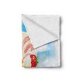 thumbnail image 2 of Ice Cream Soft Flannel Fleece Throw Blanket, Taste of Summer Words with Cone and Strawberry Clouds Inspirational Print, Cozy Plush for Indoor and Outdoor Use, 60" x 80", Multicolor, by Ambesonne, 2 of 6