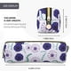 thumbnail image 3 of Disketp Daisies Flowers Estuche de Lápices de Cuero con Cierre, Estuche Compacto para Papelería, Bolígrafos y Accesorios Pequeños, 3 of 7