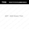 thumbnail image 2 of Max Advanced Brakes - Brake Kit for 2017 2018 2019 2020 2021 Nissan Titan Rear Replacement Cross Drilled Disc Brake Rotors and Ceramic Brake Pads, 2 of 9