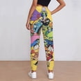 thumbnail image 2 of The Powerpuff Girls Women's Jogger Track Pants Print Drawstring Lounge Sweatpants Casual Trousers for Yoga, Workout XL, 2 of 7