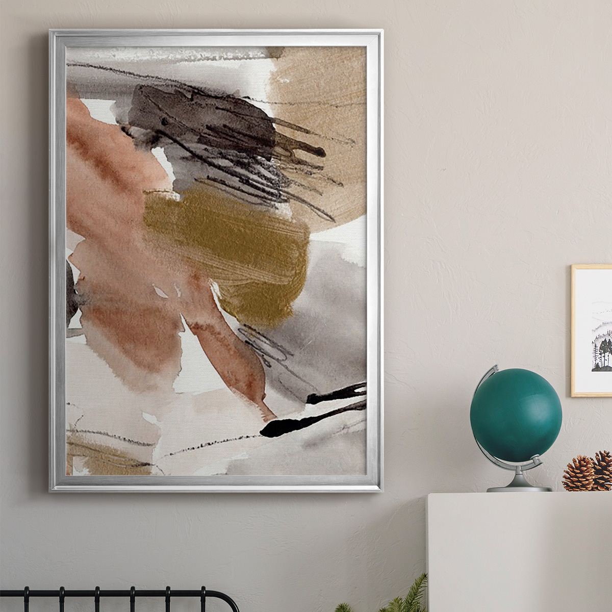 Antique Gold II Premium Framed Print, in Gold, Black, or Silver - Ready to Hang