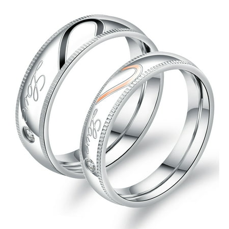 - His and Her Matching Heart
