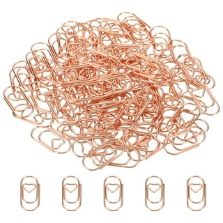 100 Pcs Love Heart Shaped Paper Clips Metal Cute Paperclips Students  Bookmarks For Students, Kids, Teachers Random Color Botao