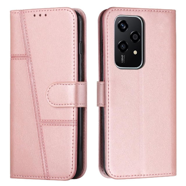 Funda Flip para FOXDOCK Honor 200 Lite 5G – Carcasa delgada y resistente a impactos con soporte para uso diario y profesional
