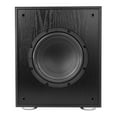 thumbnail image 4 of Rockville Rock Shaker 8" Inch Black 400w Powered Home Theater Subwoofer Sub, 4 of 9