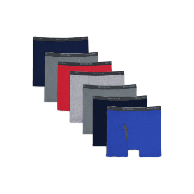 Fruit Of The Loom Boxeurs pour Hommes Coolzone Fly - Lot de 7, 2XB, Assortis