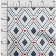 thumbnail image 2 of oneOone Cotton Poplin Teal Blue Fabric Check Quilting Supplies Print Sewing Fabric By The Yard 56 Inch Wide, 2 of 4