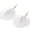 White, variant on Bohemian Ostrich Feather Earrings Long Tassel Dangle Drop Earring Womens Jewelry-White