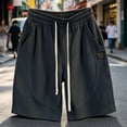 thumbnail image 2 of Byworldtasic Men's Sweat Shorts Baggy Sweatpants Lounge Sweat Loose Shorts Workout with Pockets, 2 of 5