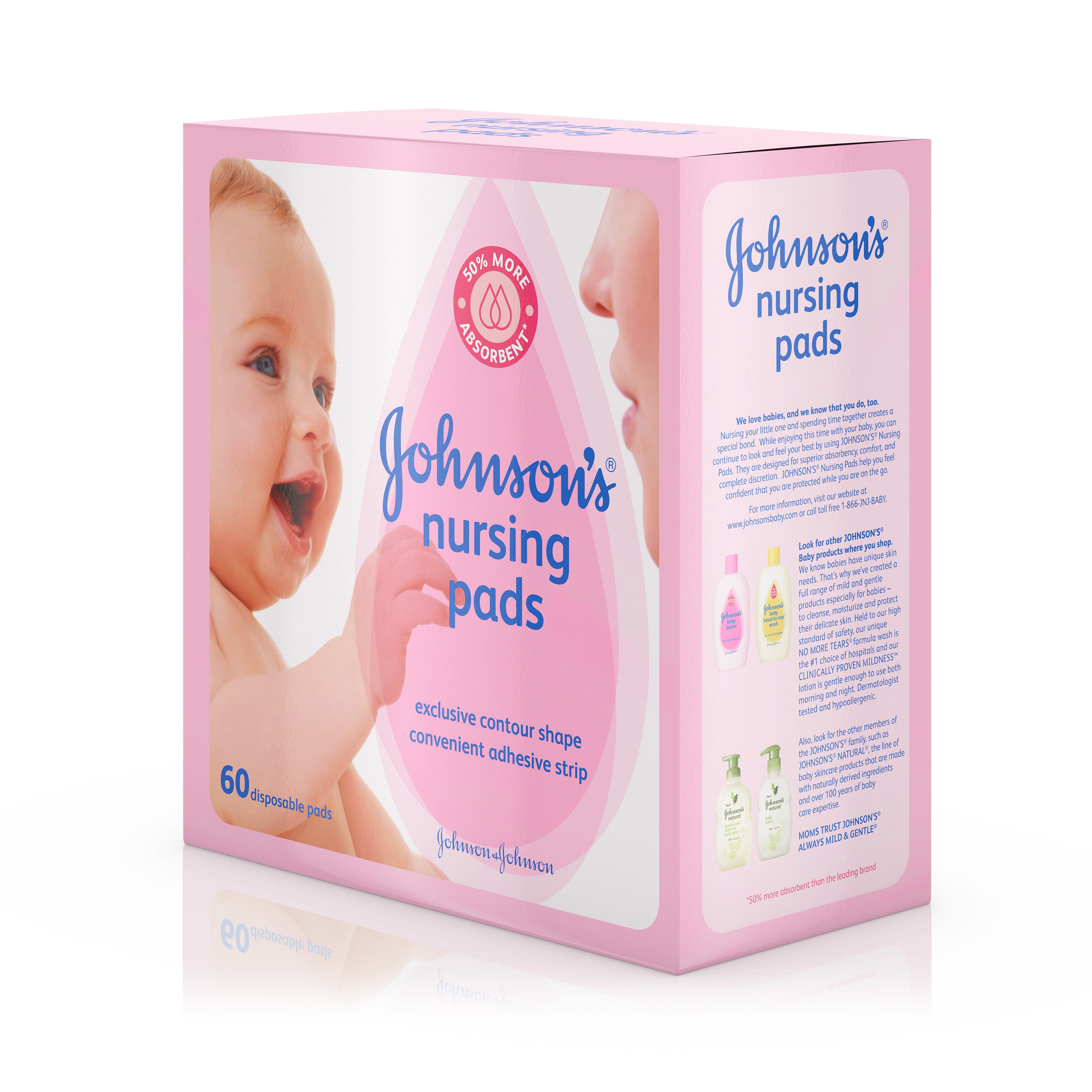 Johnson's Baby Breast Pads Pack of 30 