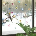 thumbnail image 2 of Wall Stickers - Home Wall Stickers - Wall Decals Peel and Stick Birds Vinyl Wall Stickers Butterfly Flowers Colorful Wall Stickers Garden Living Room Bedroom Wall Decorations - 1X Wall Decal, 2 of 5