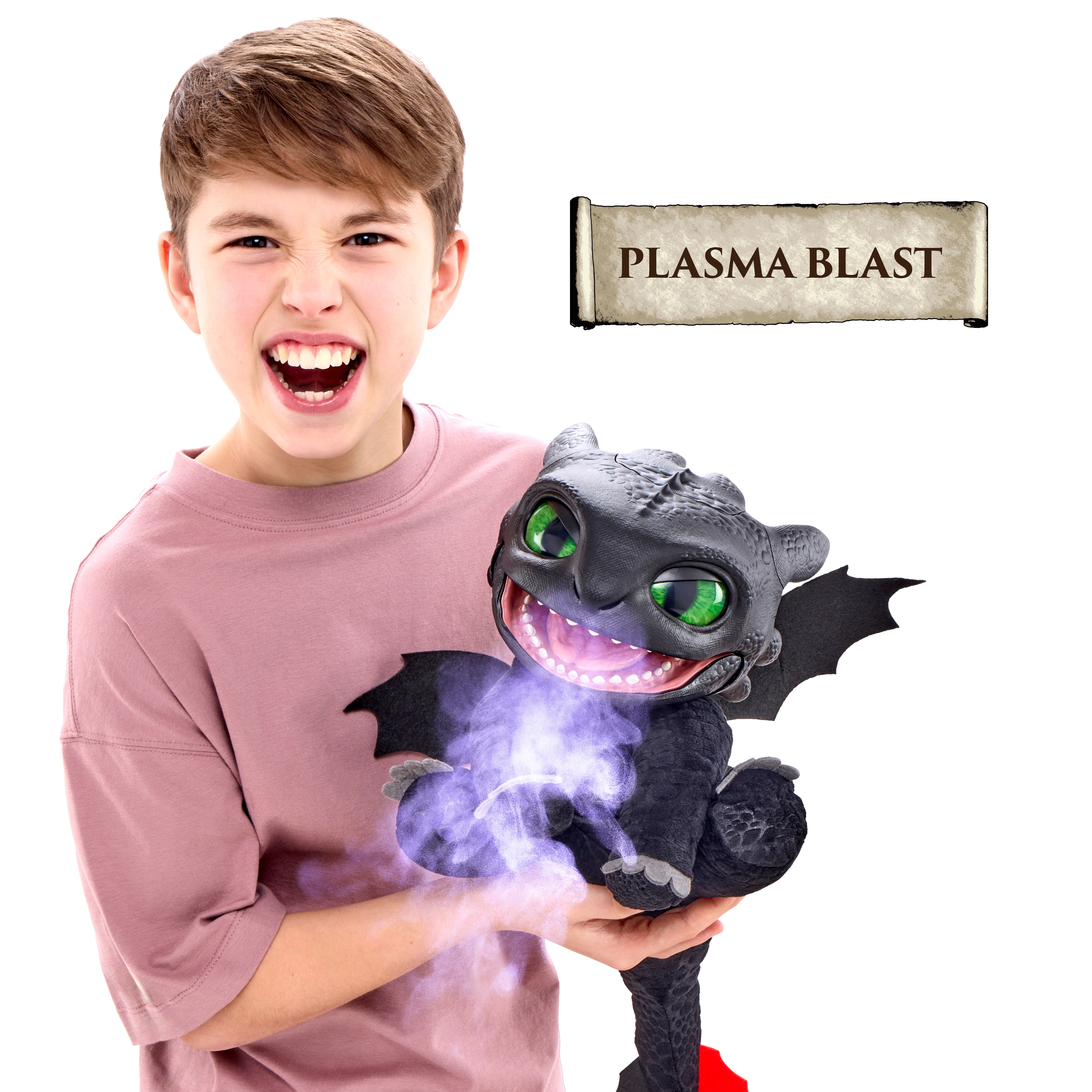 How to Train Your Dragon, Toothless Puppetronic Action Figure, Electronic Toy by RealFX, Children Ages 6+