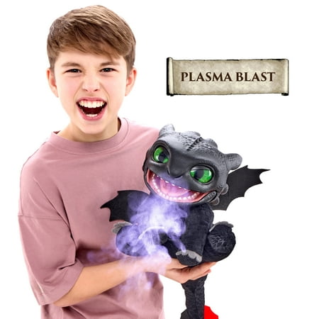 How to Train Your Dragon, Toothless Puppetronic Action Figure, Electronic Toy by RealFX, Children Ages 6