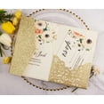 thumbnail image 2 of Tarjetas de invitación de boda 3D de tres pliegues, tarjetas de invitación de felicitación con sobre, corte láser, perla brillante, envío gratis, 1 ud., 2 of 4