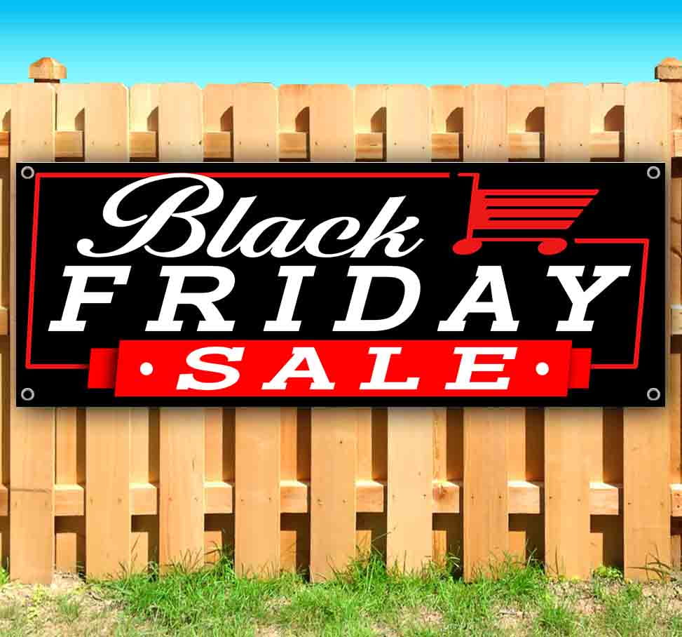 Black Friday Sale 13 Oz Vinyl Banner With Metal Grommets Walmart Com Walmart Com