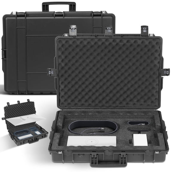 Starlink Standard Gen 3 Case, Starlink Standard 4/4X Case, Waterproof Organizer with Foam for Gen3 4 4X and Accessories, Lockable,Impact-Resistant, Portable,Pressure Equalizing, Airtight