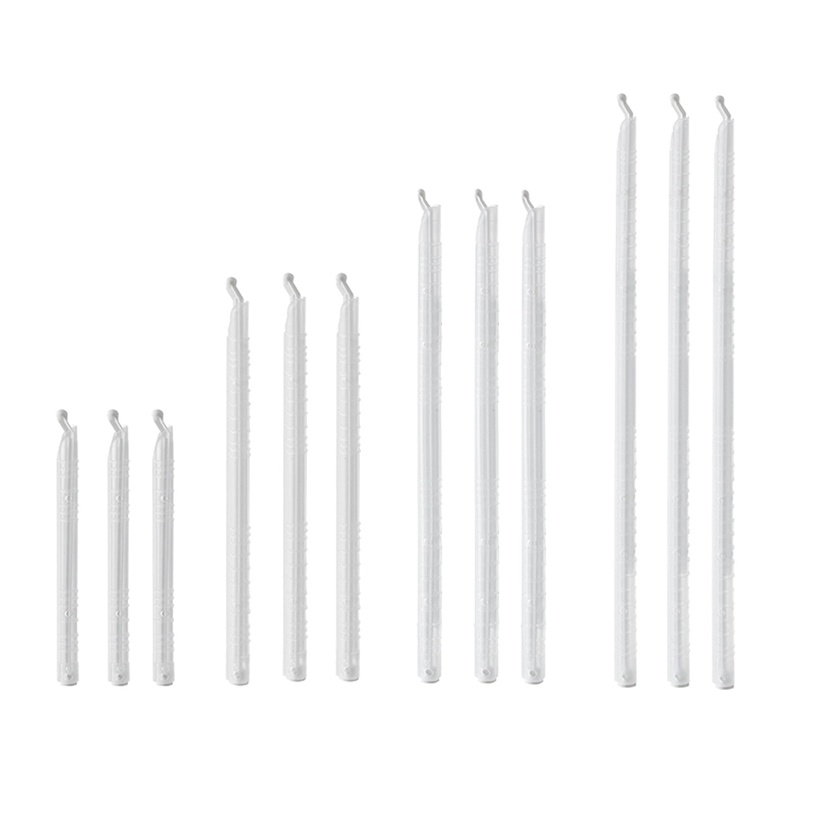 12PCS Plastic Bag Sealer Stick Reusable Sealing Chip Clips for Snacks
