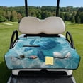 thumbnail image 2 of Pzuqiu Sea Turtle Print Golf Cart Seat Covers with 4 Pockets Quilted Golf Cart Seat Covers, With Pockets Portable Foldable Golf Cart Seat Cover, 2 of 9