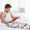 thumbnail image 6 of Picia Dachshund Dog Puppy Mens Soft Woven Cotton Elastic Waistband Sleep Pajama Pant Lounge Sleep Pant With Pockets And Drawstring-XX-Large, 6 of 9