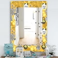 thumbnail image 2 of DESIGN ART Designart 'Yellow Moods 12' Bohemian and Eclectic Mirror - Modern Printed Wall Mirror 23.7 in. wide x 31.5 in. high, 2 of 5