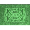 thumbnail image 1 of Ahgly Company Indoor Rectangle Oriental Emerald Green Industrial Area Rugs, 8' x 10', 1 of 4