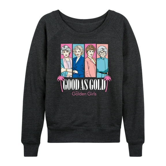 Golden Girls - Good As Gold Group Blocks - Women's Lightweight French Terry Long Sleeve Shirt