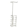 thumbnail image 6 of Mainstays Freestanding Satin Nickel Steel Toilet Paper Holder with Storage Silver, 6 of 14