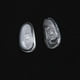 thumbnail image 3 of 25 Pares De Almohadillas Ovaladas Antideslizantes De Silicona Suave Para La Nariz De Los Anteojos, 3 of 6
