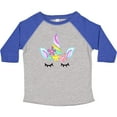thumbnail image 3 of Inktastic Unicorn Face Girls Toddler T-Shirt, 3 of 5