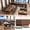 55.1"L-Walnut, variant on Conference Room Table with Wheels Set of 8, 70.9" Folding Conference Meeting Training Tables for Office Classroom Dark Grey