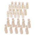 thumbnail image 1 of 40 pieza de Clavijas de para Personas, con Clavijas de , Cuerpos de Sin Terminar para Niños , Niñas, Niños, Soledad Muñeca de clavija de madera natural, 1 of 8