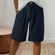 thumbnail image 2 of Mujeres Pantalones de Verano Ligero Casual Suelto Pantalones Cortos con Bolsillos, Cordón Cintura Elástica para el Uso Diario, Fiesta Y Vacaciones, 2 of 5
