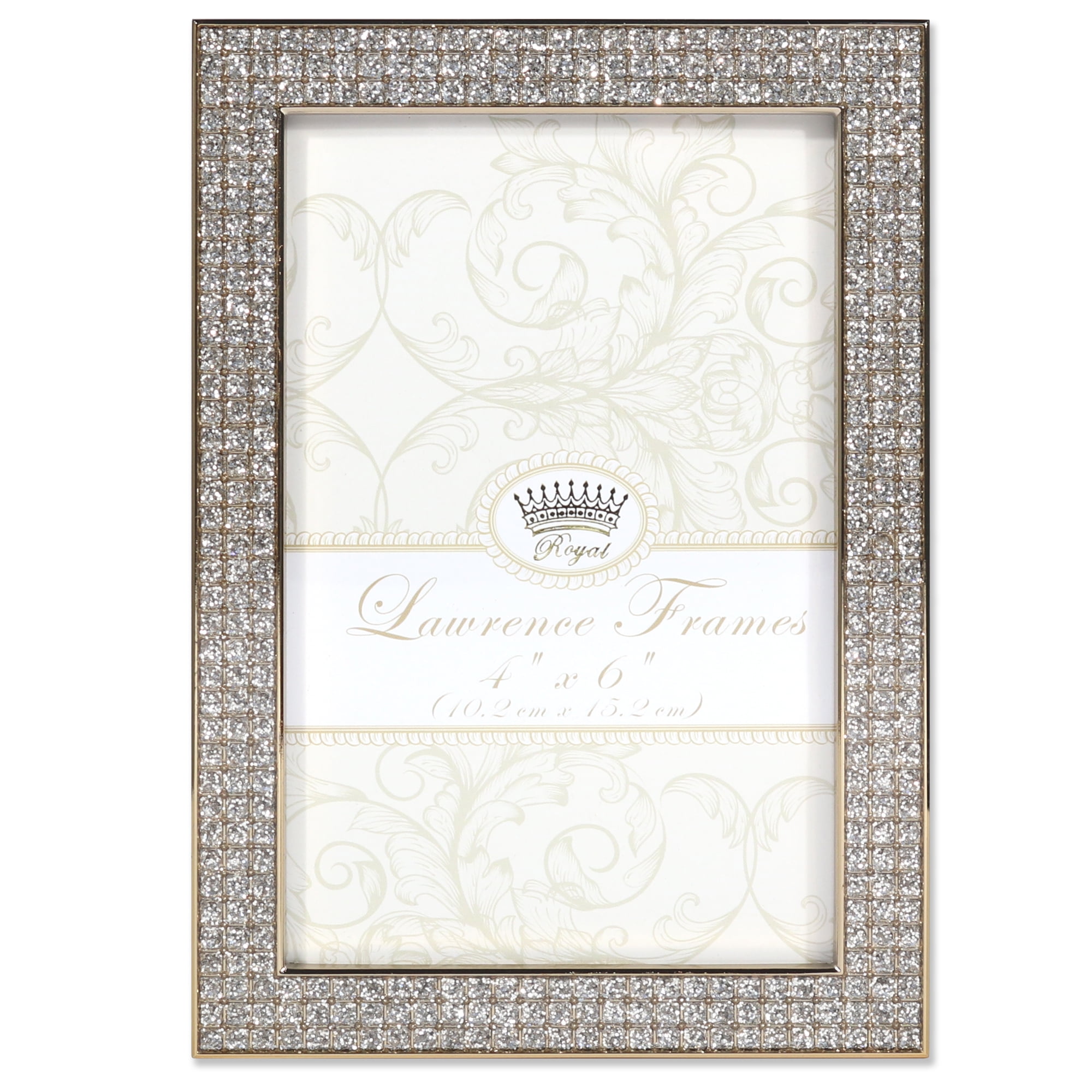 4x6 Turner Gold and Glitter Metal Picture Frame - Walmart ...